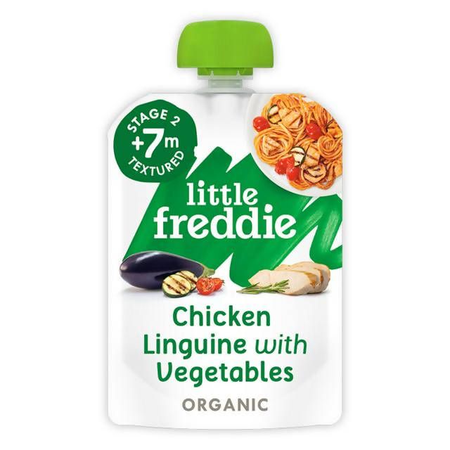 Little Freddie Organic Chicken and Ratatouille Linguine Stage 2 +7m 130g