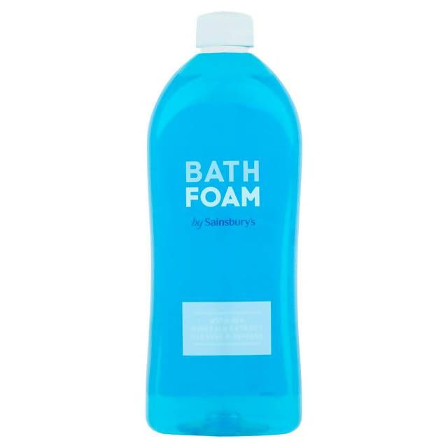 Sainsbury's Bath Foam with Sea Minerals Extract 1L Bath Sainsburys   