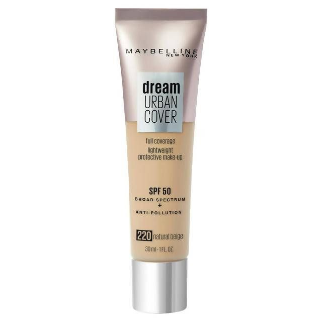 Maybelline Dream Urban Cover All-In-One Protective Makeup 220 Natural Beige