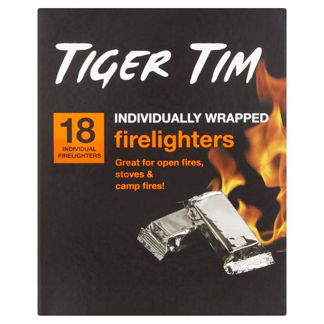 Tiger Tim Firelighters x18