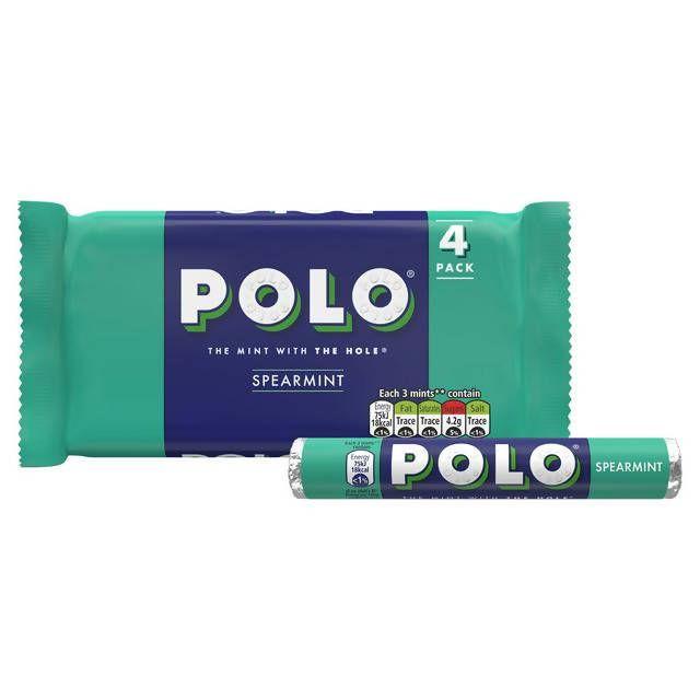 Polo Spearmint Mints 4x34g