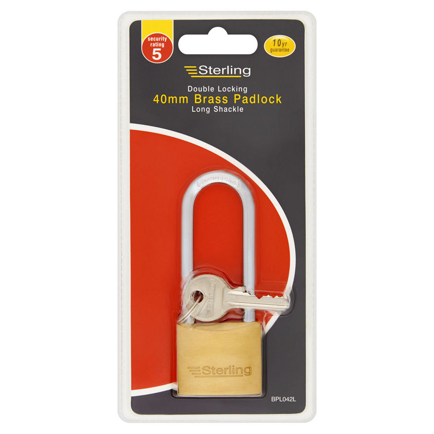 Sterling Laminated Padlock DIY ASDA   