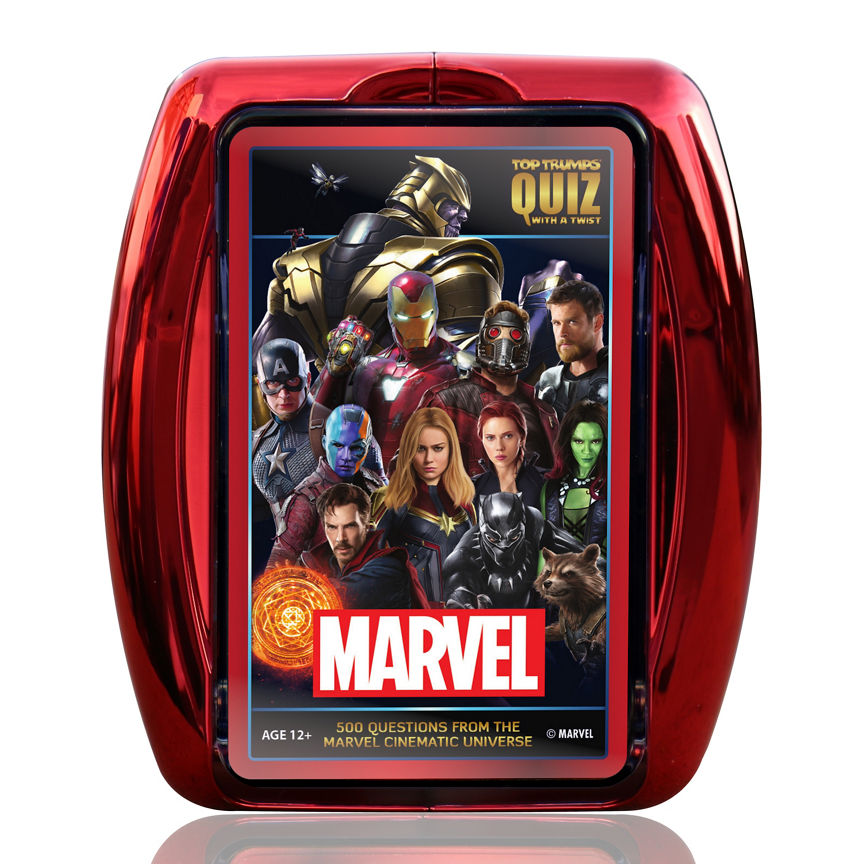 Top Trumps Marvel Cinematic TT Quiz Kid's Zone ASDA   