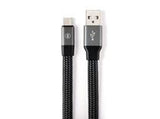 Mixx Self Coil Travel Cable Type C - Space Grey 1.2m GOODS ASDA   