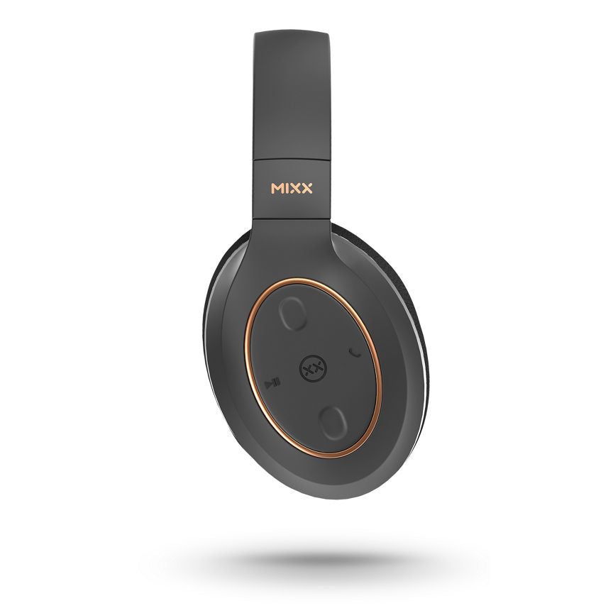 Mixx EX1 Wireless Headphones - Grey and Copper