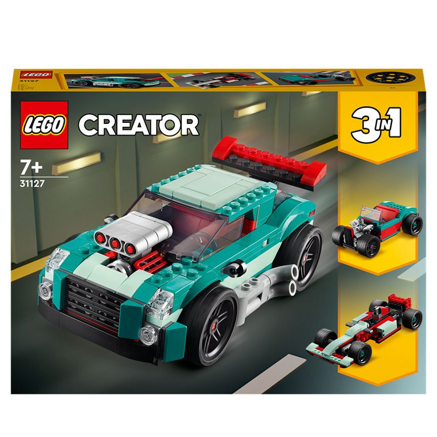 LEGO Creator 3in1 Street Racer Model Car Set 31127