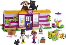 LEGO Friends Pet Adoption Café Animal Set 41699 Kid's Zone ASDA   