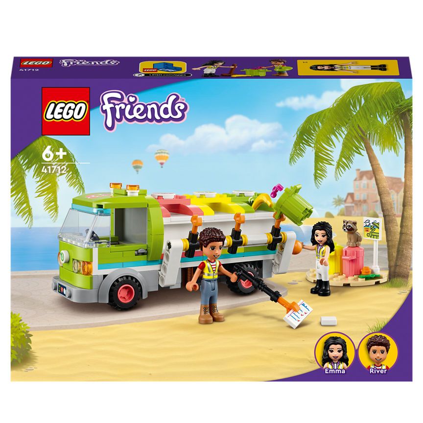 LEGO Friends Recycling Truck Educational Toy 41712 Kid's Zone ASDA   