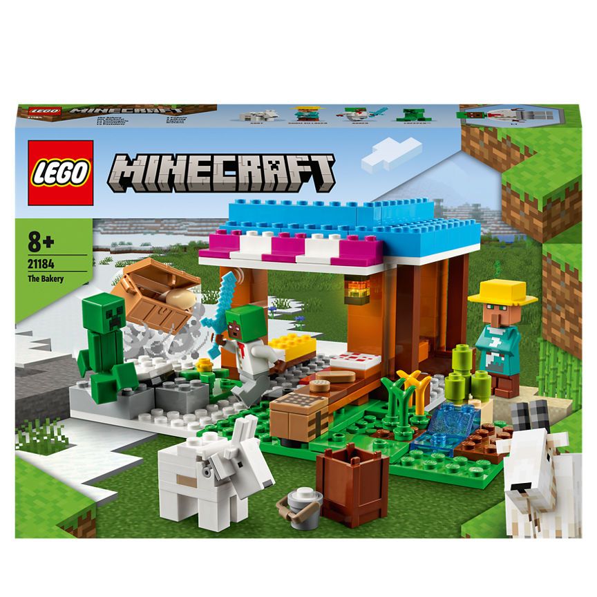 LEGO Minecraft The Bakery Set with Figures 21184 Kid's Zone ASDA   