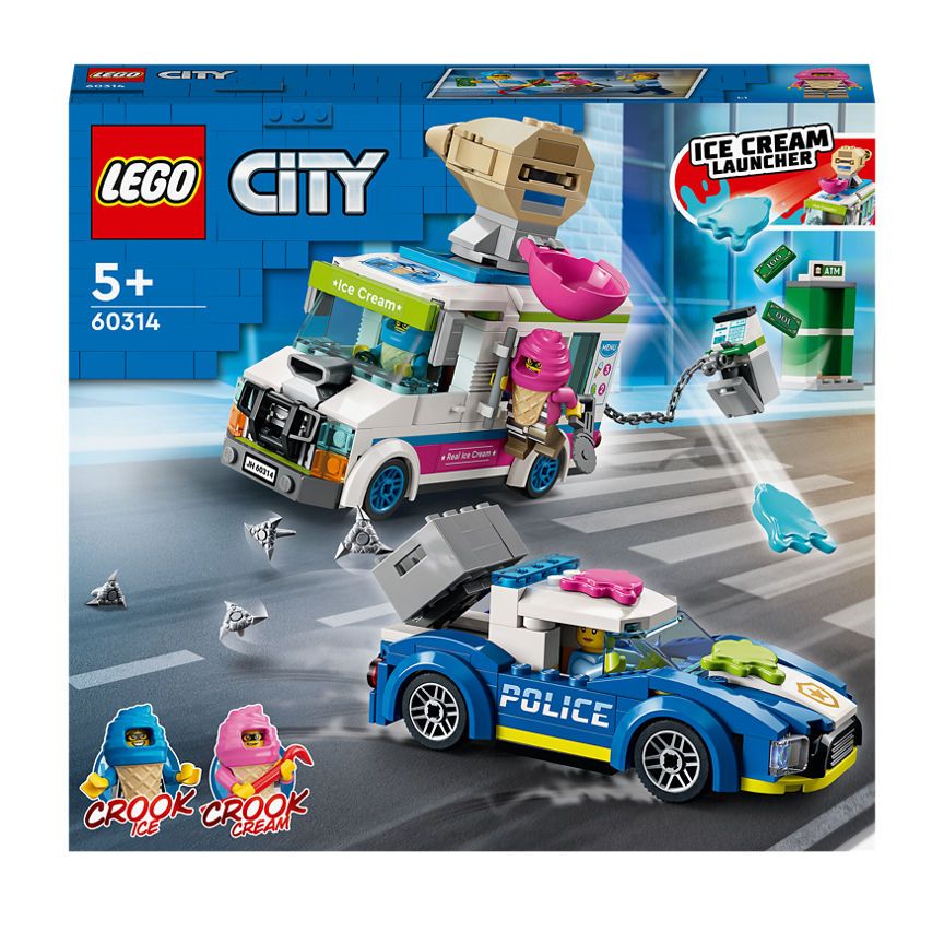 LEGO CITY Ice Cream Truck 60314 Kid's Zone ASDA   