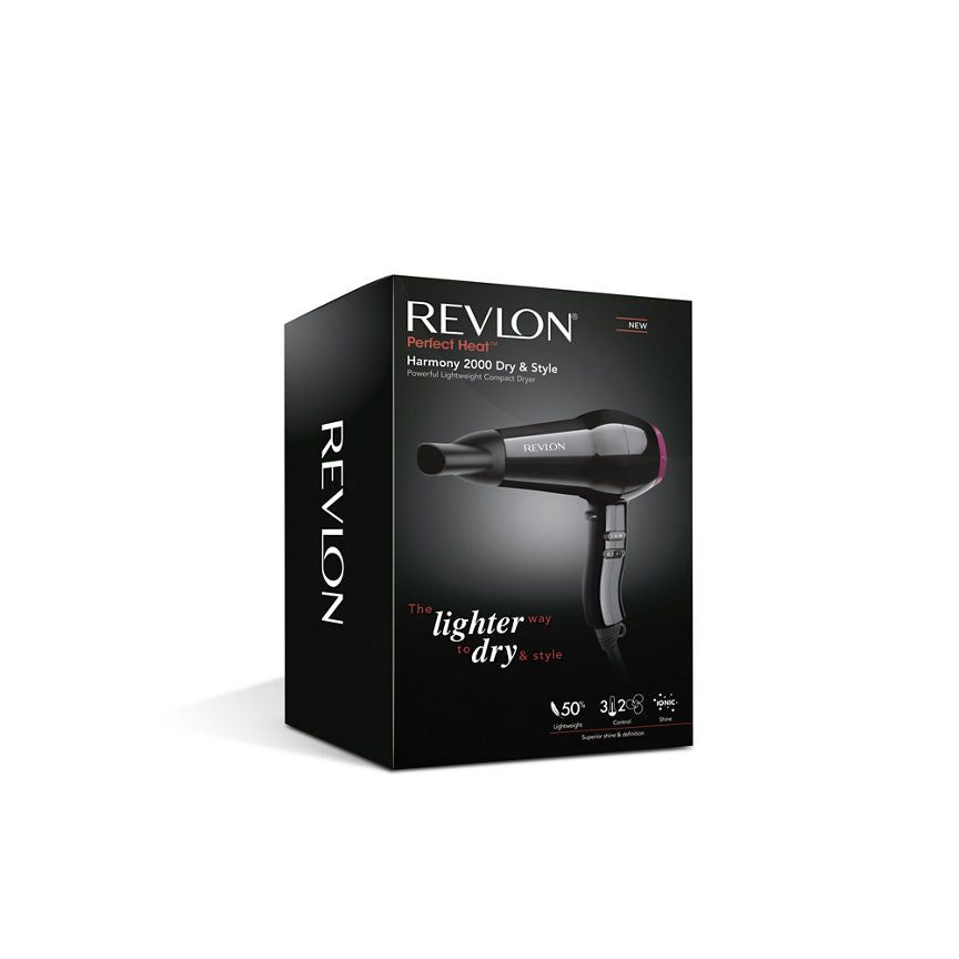 Revlon RVDR5823 Fast and Light Hair Dryer 2000W General Household ASDA   