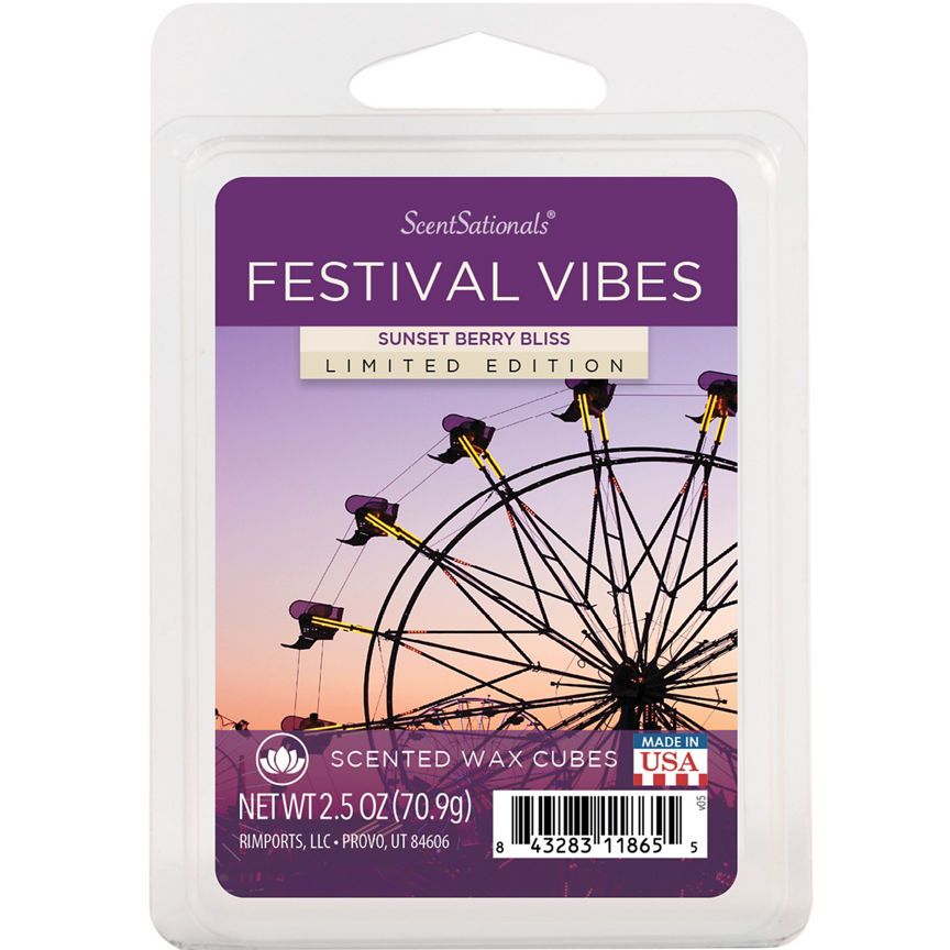 ScentSationals Festival Vibes Wax Cubes