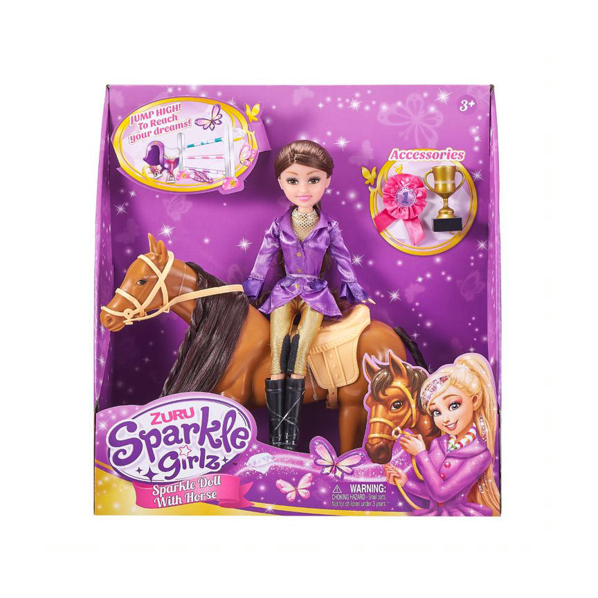 Zuru Sparkle Girlz Doll with Horse (2 Assorted styles may vary)