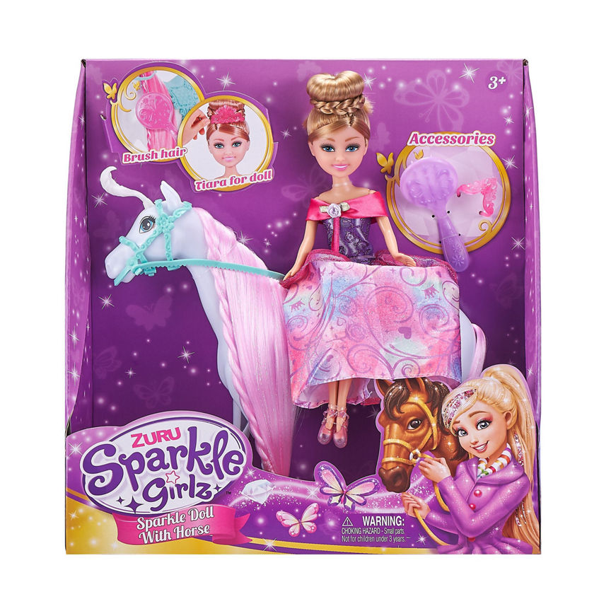 Zuru Sparkle Girlz Doll with Horse (2 Assorted styles may vary)