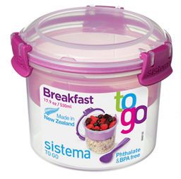 Sistema Klip It Breakfast to Go Food Storer General Household ASDA   