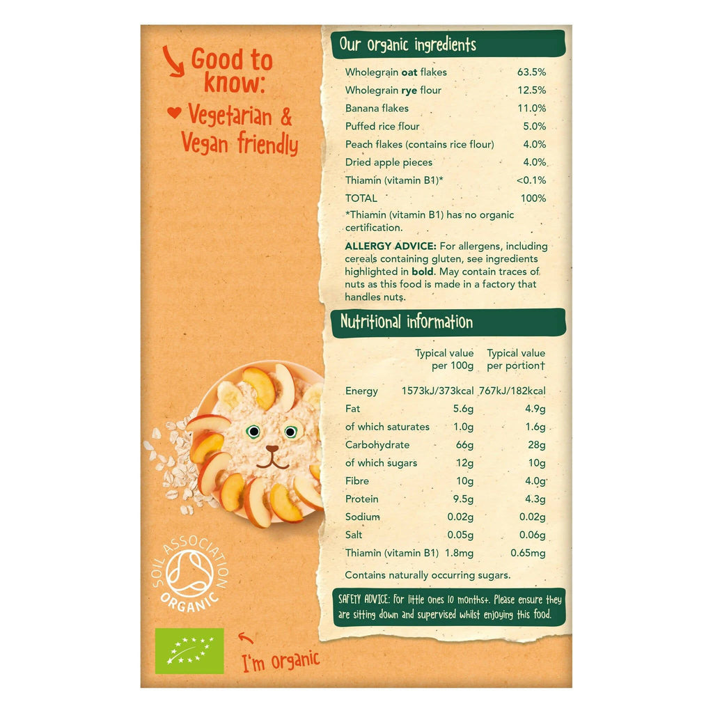 Organix Banana, Peach & Apple Baby Muesli