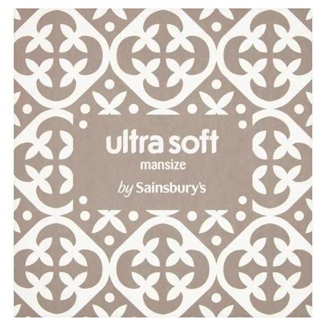 Sainsbury's Ultra Soft Mansize Tissues Compact 1x54 Sheets Tissues Sainsburys   