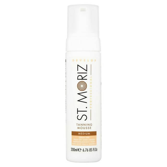 St. Moriz Professional Tanning Medium Mousse 200ml face & body skincare Sainsburys   