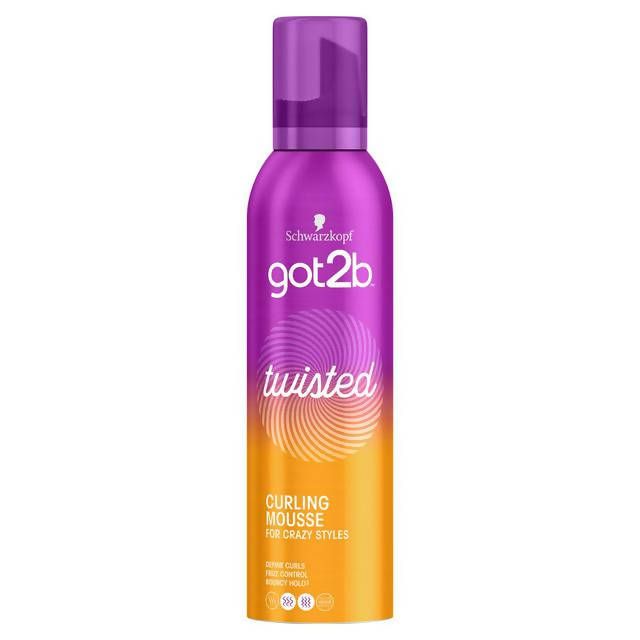 Schwarzkopf got2b Twisted Curling Mousse 250ml styling & hairspray Sainsburys   