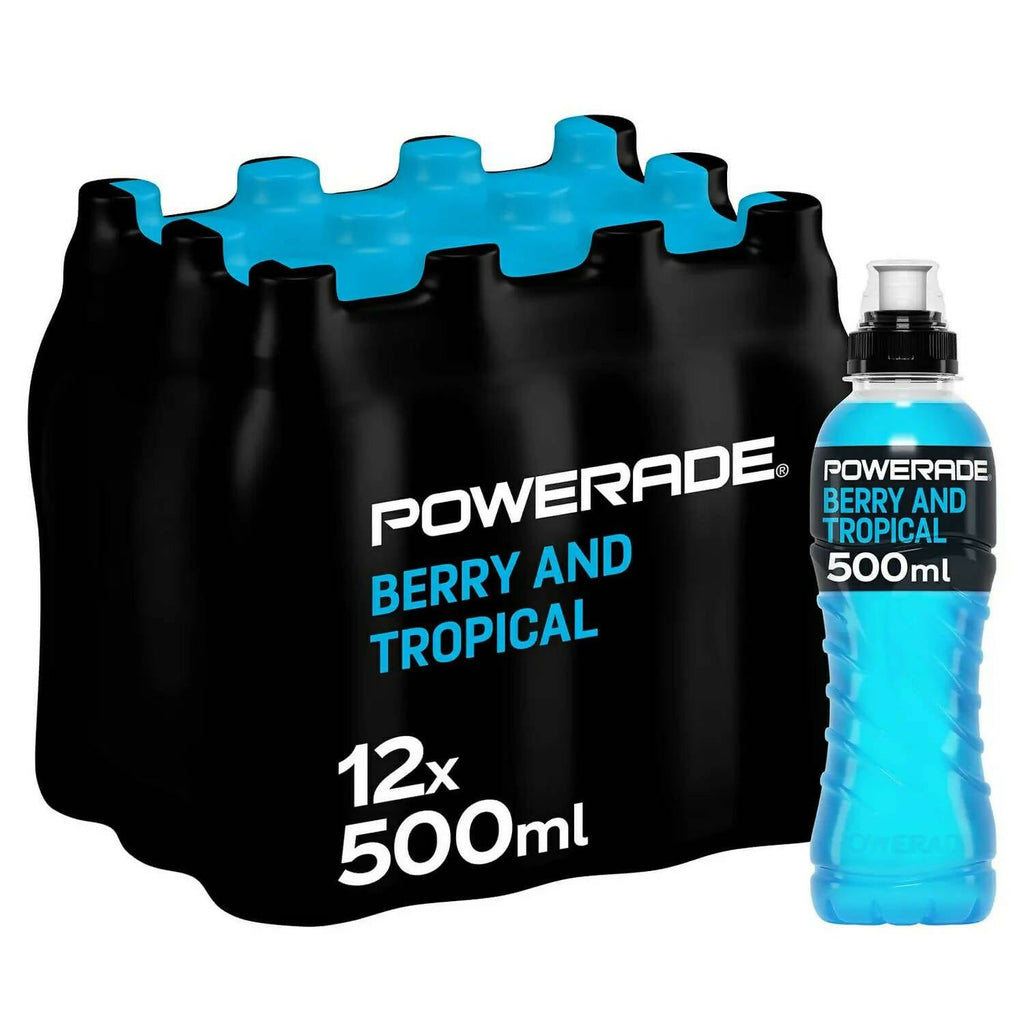 Powerade Berry & Tropical 12 x 500ml