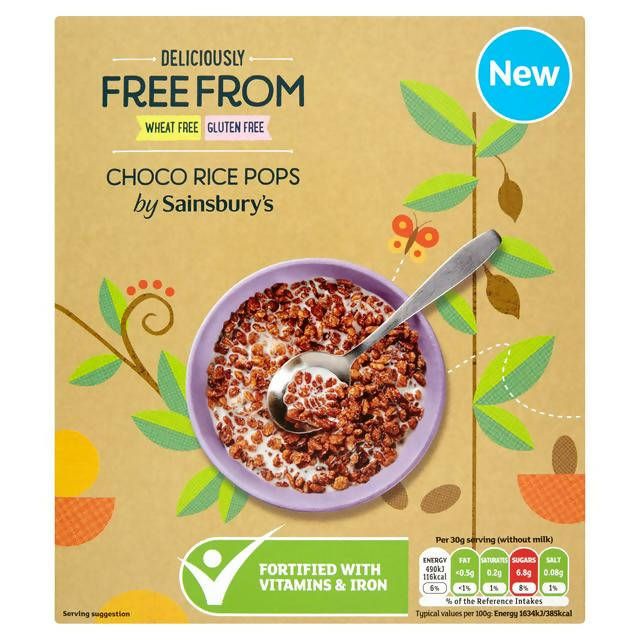 Sainsbury's Free From Chocolate Pops 300g cereals Sainsburys   