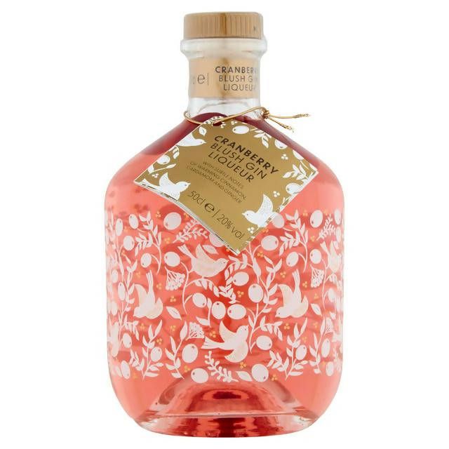 Sainsbury's Cranberry Blush Gin Liqueur 50cl Liquors and spirits Sainsburys   