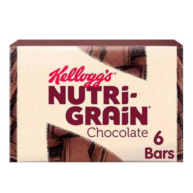 Kellogg's Nutri-Grain Bakes Chocolate Snack Bar 6x45g cereal bars Sainsburys   