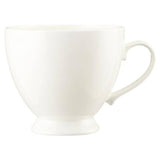 Sainsbury's Home Collection Bone China Large Footed Mug White tableware Sainsburys   