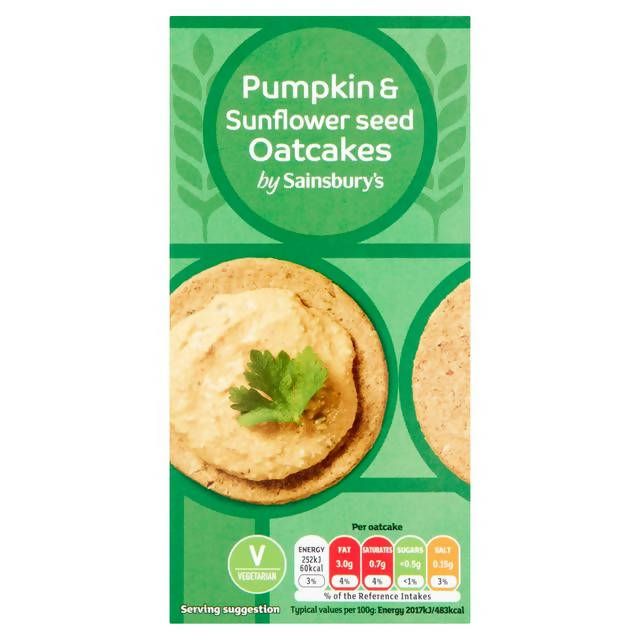 Sainsbury's Sunflower & Pumpkin Oatcakes 300g