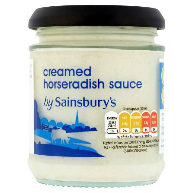 Sainsbury's Creamed Horseradish Sauce 160ml