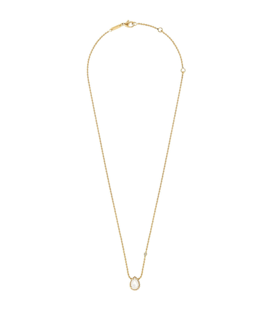 Yellow Gold, Diamond and Pinctada Maxima Serpent Bohème Necklace