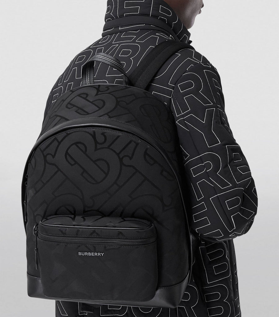 TB Monogram Jacquard Backpack