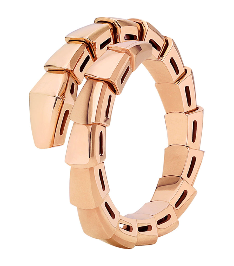 Rose Gold Serpenti Viper Ring