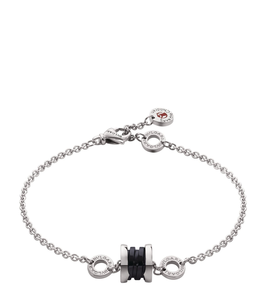 Sterling Silver And Ceramic Save The Children Bracelet