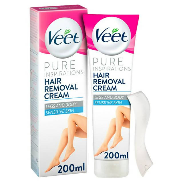 Veet Pure Hair Removal Cream Body & Legs for Sensitive Skin 200ml