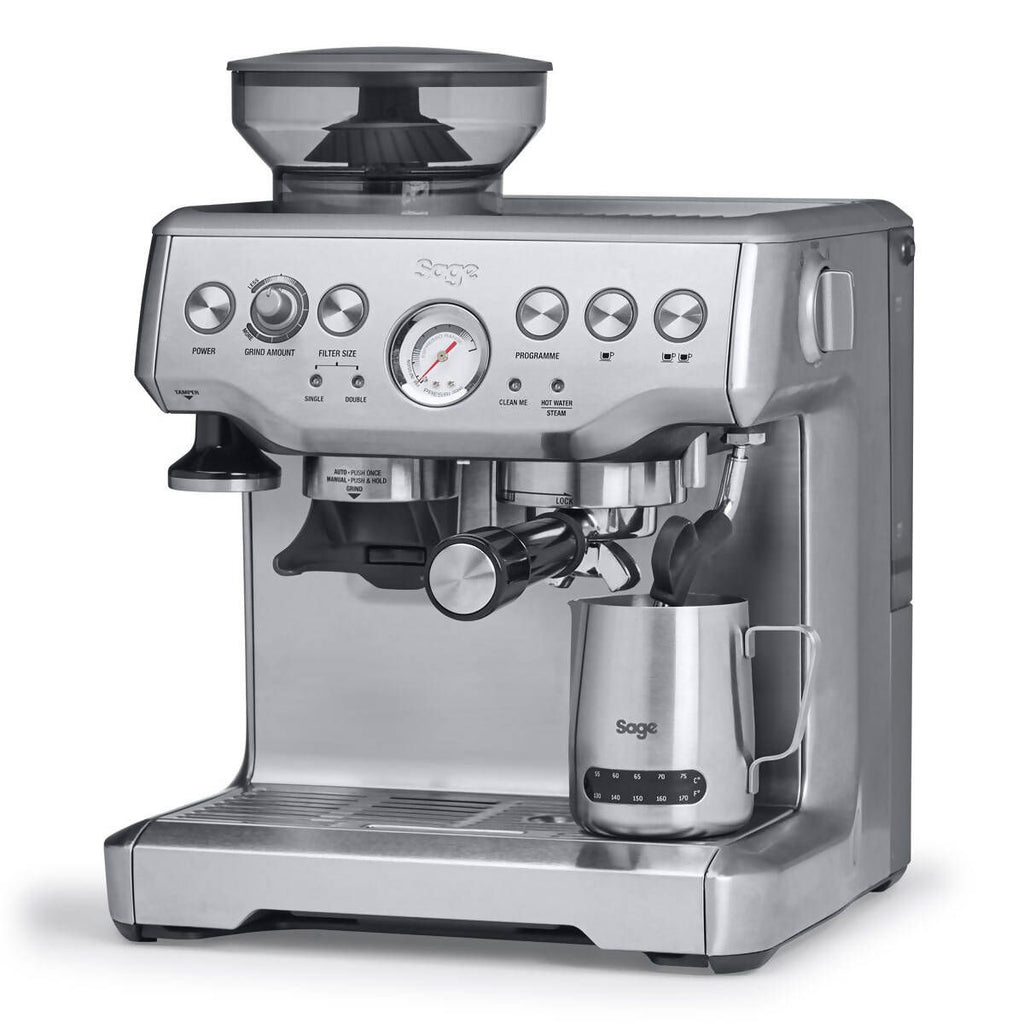 Sage Barista Express Bean to Cup Coffee Machine Including Milk Jug BES875UK