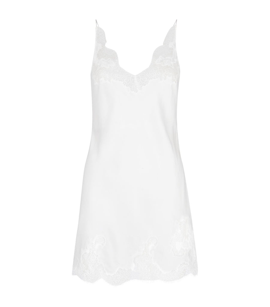 Silk Lace Trim Camisole