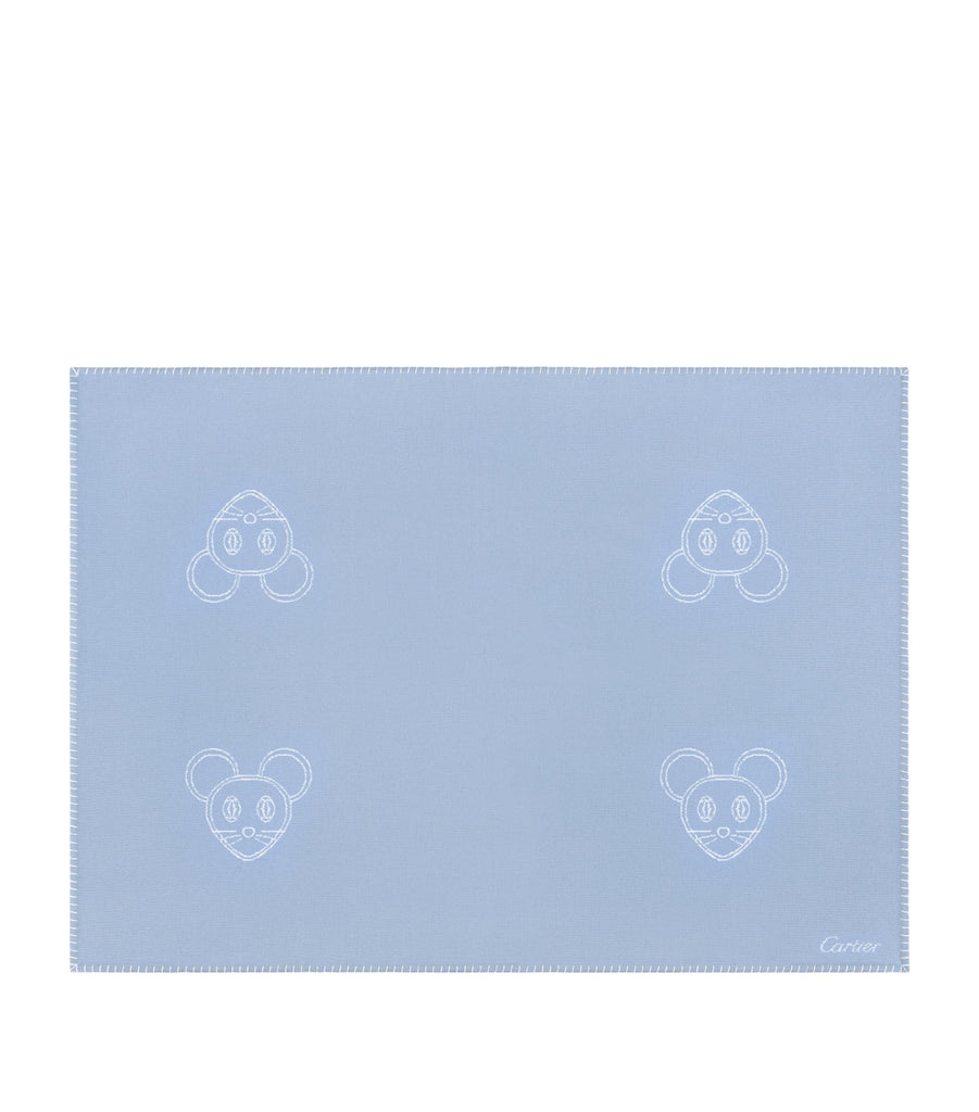 Merino Wool-Cashmere Cartier Baby Mouse Blanket