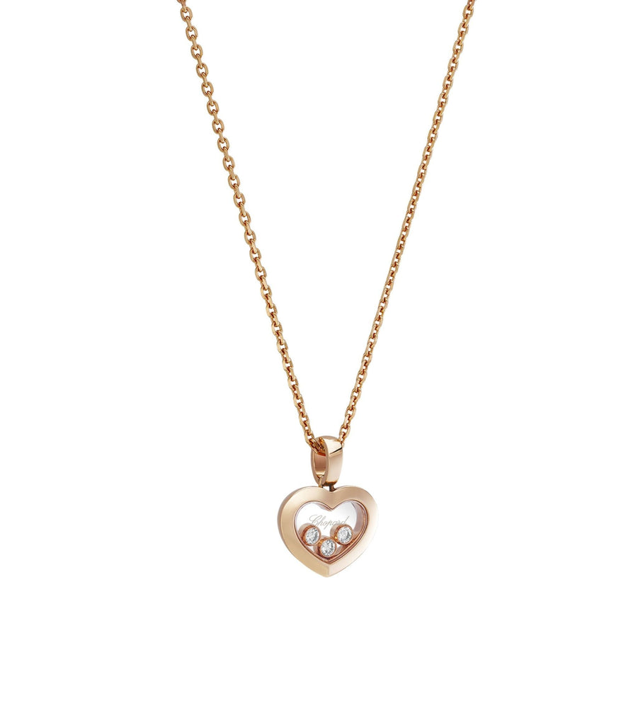 Rose Gold And Diamond Happy Diamonds Icons Pendant