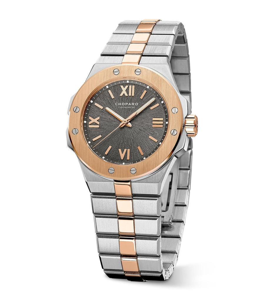 Rose Gold and Stainless Steel Alpine Eagle Watch 33mm