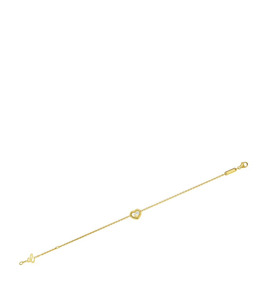 Yellow Gold and Diamond Happy Diamonds Icons Bracelet