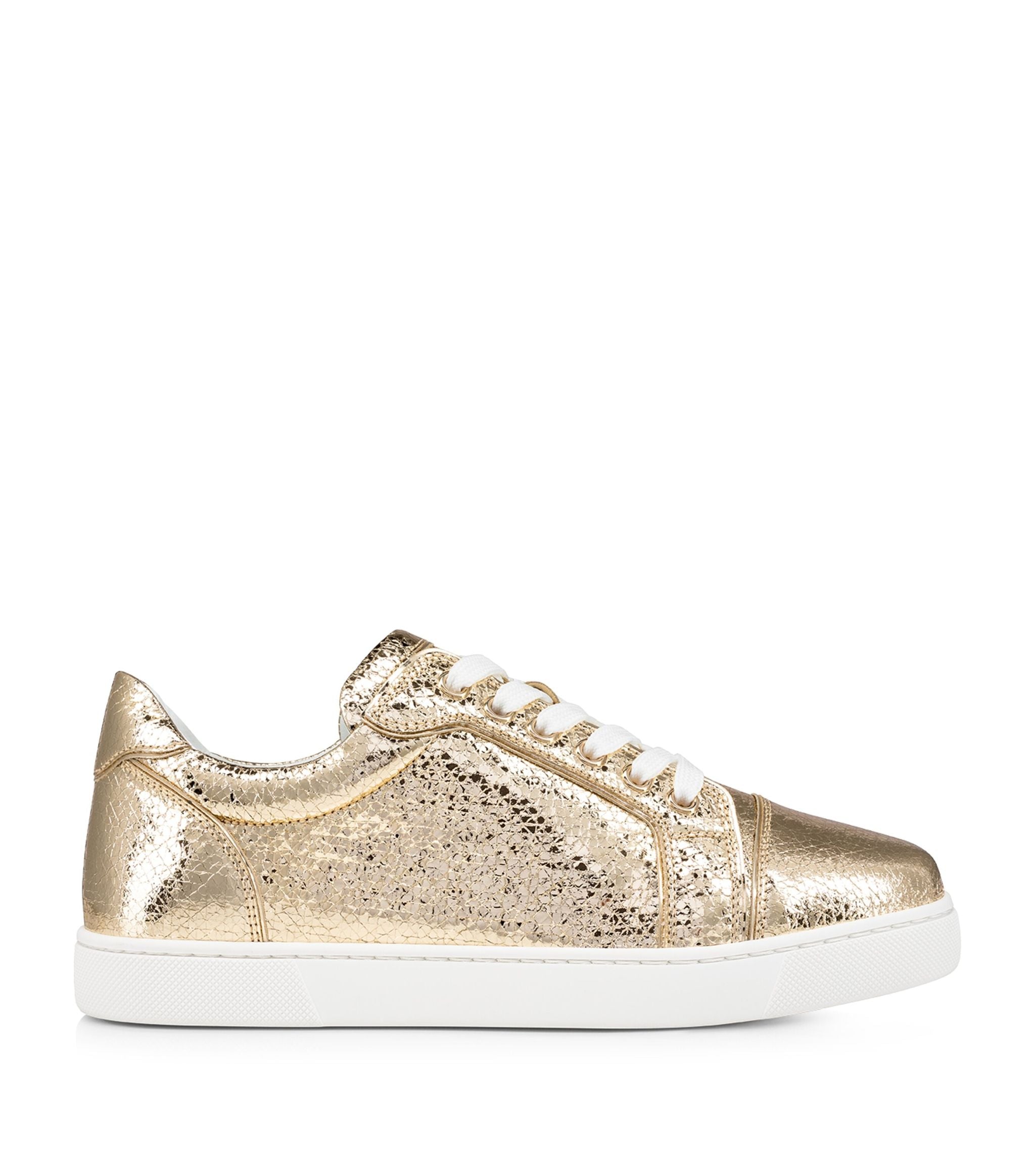 Vieria Croc-Embossed Patent Sneakers GOODS Harrods   