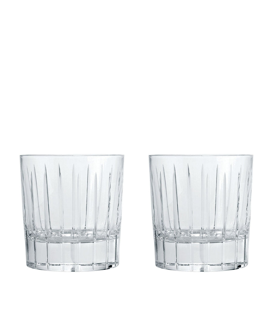 Set of 2 Iriana Crystal Double Old Fashioned Glasses (24cl)