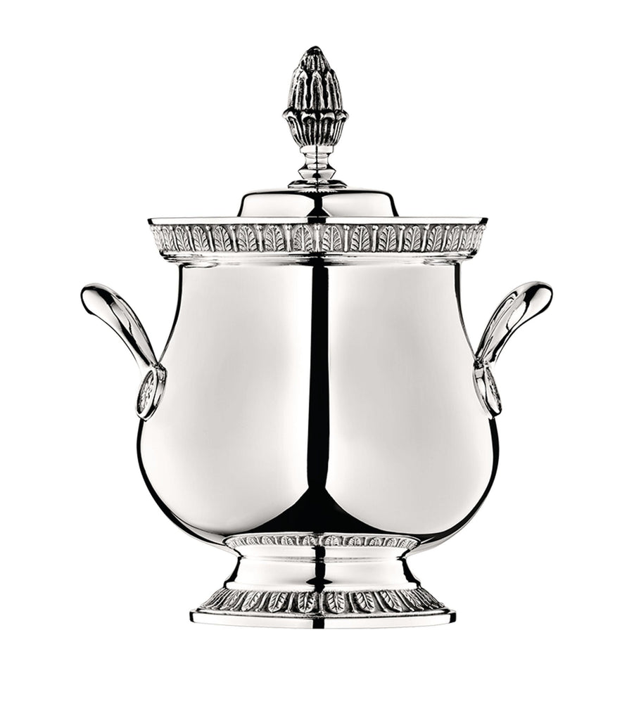 Silver-Plated Malmaison Covered Sugar Bowl