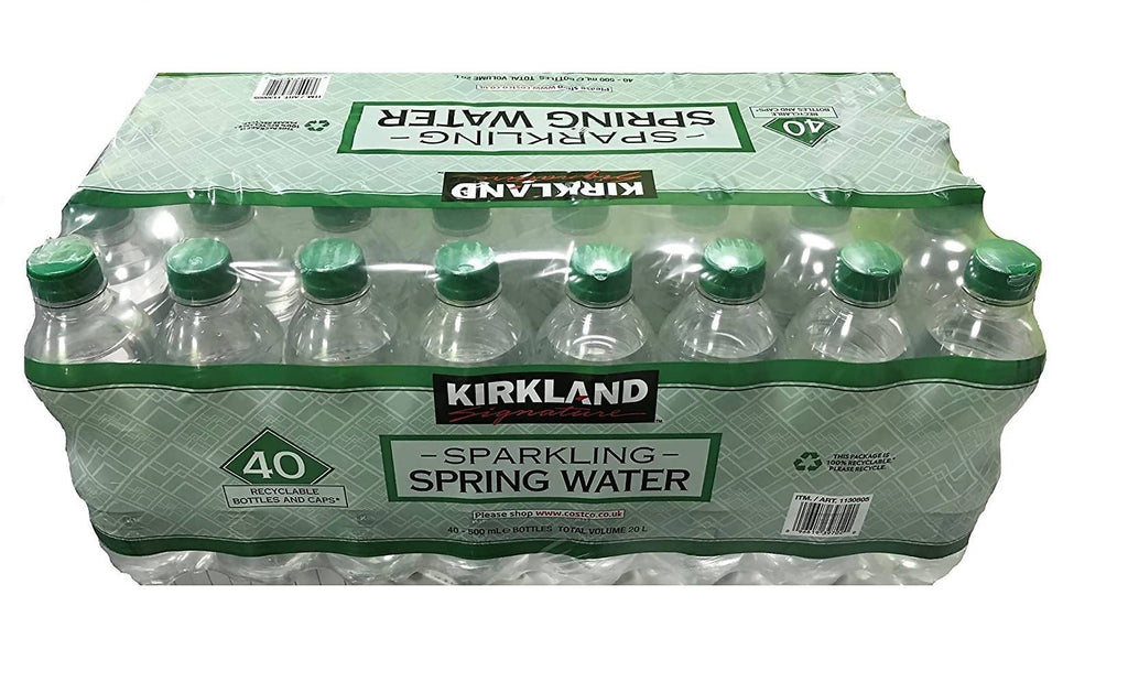 KIRKLAND SIGNATURE SPARKLING SPRING WATER 40x500ML