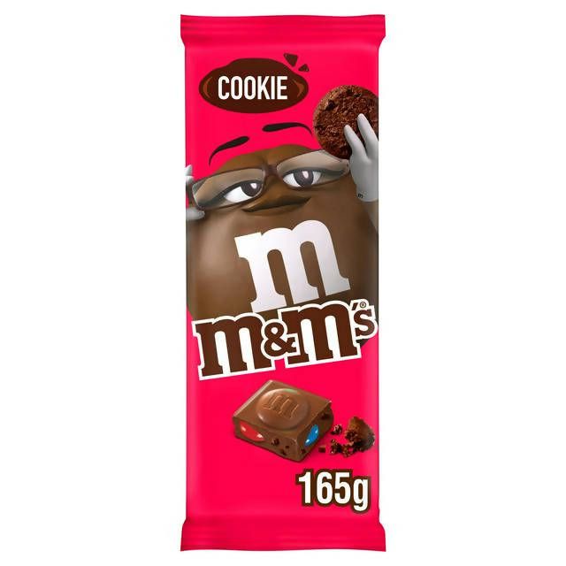 M&M's Cookie Chocolate Bar 165g