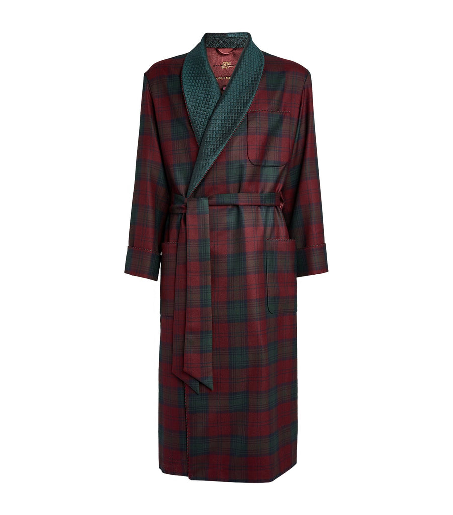 Wool Tartan Robe