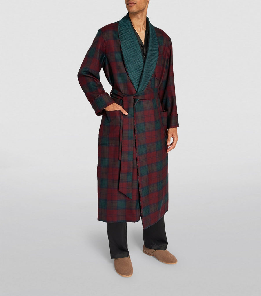 Wool Tartan Robe