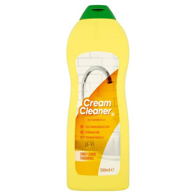 Sainsbury's Cream Cleaner, Lemon 500ml