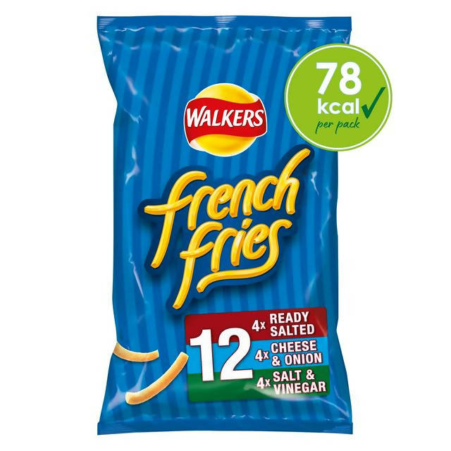 Walkers French Fries Variety Multipack Crisps Snacks 12x18g